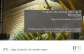 Rendicion de cuentas sobre TI. Bienvenida (Spanish)