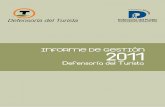 INFORME DE GESTIÓN - Defensoría del Turista 2011