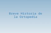 Historia de la ortopedia