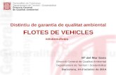 Distintiu de garantia de qualitat ambiental per a flotes de vehicles