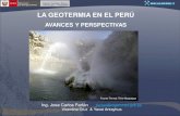La geotermia en el Perú: avances y perspectivas