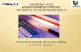 SISTEMAS DE INFORMACION GERENCIAL II - PERT-CPM