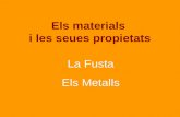 Materials propietats fusta-metall