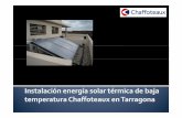 Instalación de energía solar térmica Chaffoteaux en Tarragona