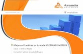 Memorias Aranda webCast Mejores prácticas en Aranda SOFTWARE METRIX