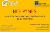 Planeación en los Procesos de Implementación NIIF PYMES