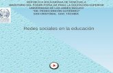Redes Sociales En Educacion