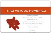 5.4.2 metodo numerico (hidrologia)