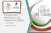 Presentación constitución mexicana y ley federal del trabajo