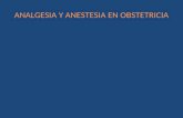 Analgesia y Anestesia en Obstétrica