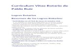 CV Rotario de Pablo Ruiz Amo hasta Marzo 2014