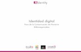 Identidad Digital. Curso Foro de la Comunicación de Navarra y #periodistasNAV (actualizado curso II)