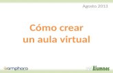 Cómo crear gratis un aula virtual