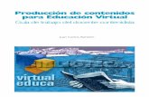 Producción de contenidos para Educación Virtual