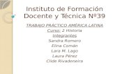 Geo.2 historia inst. superior de formación docente y técnica nº39 america latina