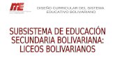 PresentacióN Liceos Bolivariano