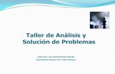 Taller de analisis y solucion de problemas 2011