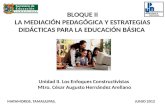 Unidad 2. Los Enfoques Constructivistas-La Mediacion Pedagogica II-UPN283