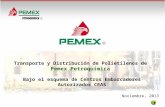 Sesión técnica, sala FPSO, Transporte y distribución de polietilenos de PEMEX Petroquímica bajo el esquema de Centros Embarcadores Autorizados CEAS