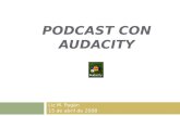 Podcast Con Audacity