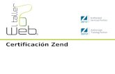 Información sobre la certificación Zend