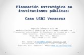Planeación estratégica en instituciones públicas: Caso USBI Veracruz