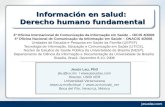 Información en salud: Derecho humano fundamental