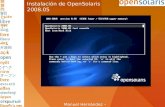 Instalación OpenSolaris 2008.05