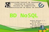Presentacion  BD NoSQL