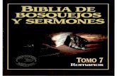 Biblia de bosquejos y sermones  romanos vol 7
