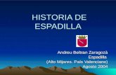 Historia de Espadilla