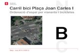Carril bici Plaça Joan Carles I