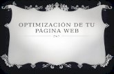 Optimización de tu página web