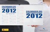 Calendario del contribuyente 2012 AEAT