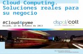 Estudio sobre preferencias y uso del  cloud en la Pyme (Dispal Octubre 2013)