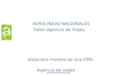 Aerolíneas nacionales Agencia viajes 204