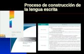 Proceso De Construccion De La Lengua Escrita