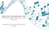 RED DE ESCUELAS DE FORMACION MUSICAL