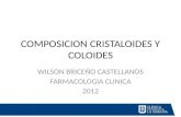 Composicion cristaloides y coloides