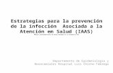Estrategias para la prevención de la infección  asociada a la atención en salud (iaas)