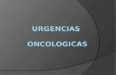 Urgencias Oncológicas