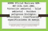 Guía para el manejo y control de los residuos peligrosos biológico infecciosos en el instituto mexicano del seguro social