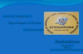 Ayninakuna: Rehabilitación basada en la comunidad