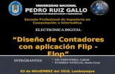 Diseño de controladores con aplicación flip flop