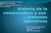 Historia de la computadora y sus  sistemas operativos