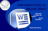 Introducción a word 2007