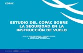 Estudio del COPAC sobre Seguridad en la  Instrucción de Vuelo en España 2001-2011