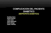 Nefropatía diabética (complicación del paciente diabético