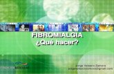 Fibromialgia ¿Qué hacer?