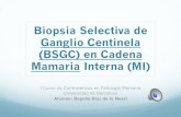 Biopsia selectiva de ganglio centinela en cadena mamaria interna